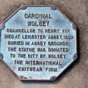Wolsey plaque