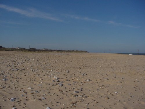 A beach in Great Yarmouth