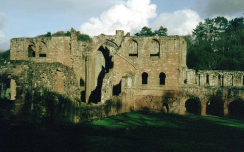 The ruins of Furness Abbey, near Barrow in Furness.