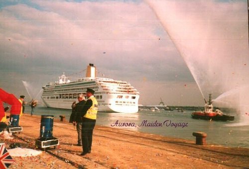 Aurora leaves Southampton