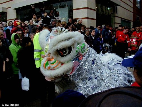 Annual Chinese New Year Celebrations in Chinatown, Chinese Quarter at the Arcadian in Birmingham