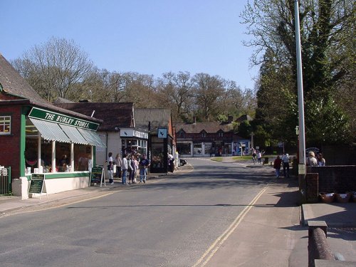 The village of Burley, New Forest, Hampshire