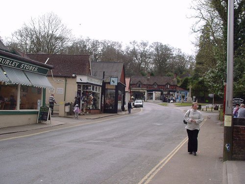 The village of Burley, New Forest, Hampshire