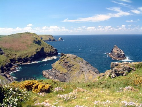 LOOKING TOWARDS TINTAGEL