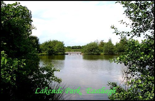 View of the bridge Lakeside country Park Eastliegh