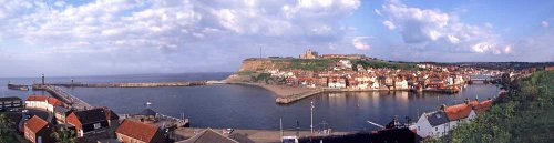 Panorama of Whitby. Click image to enlarge and enjoy this wonderful panoramic view