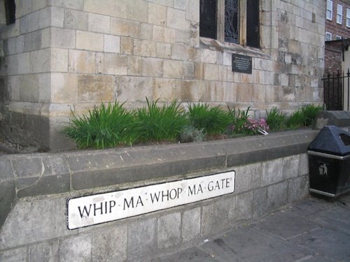 Whip Ma Whop Ma Gate --world's shortest street