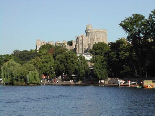 Windsor Castle from the Thames. Taken Aug/Sept 2003