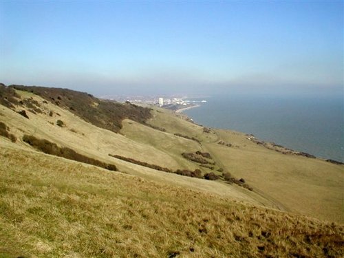 A view of Eastbourne from Beachy Head