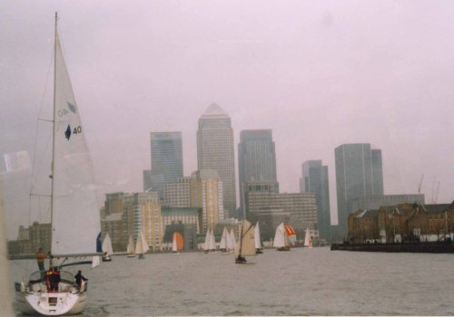 Canary Wharf from Thames