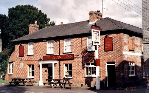 St Mary Bourne, Hampshire. The George Inn