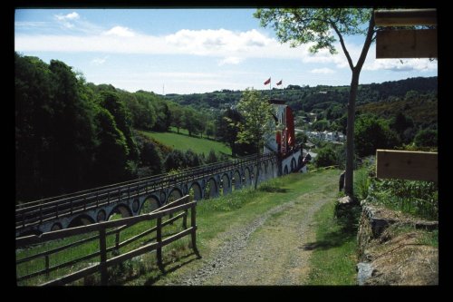 The Lady Isobella (Laxey Wheel) from the rear