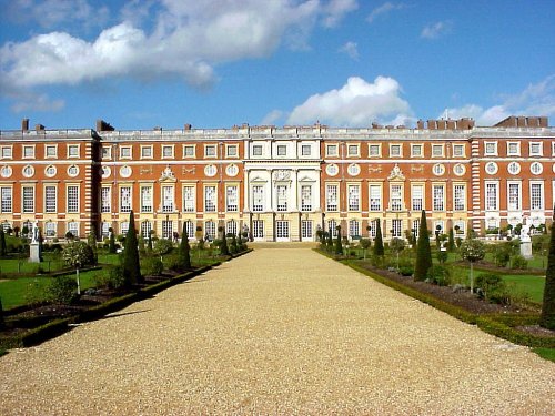 Hampton Court Palace and Gardens - Privy Garden and South Facade