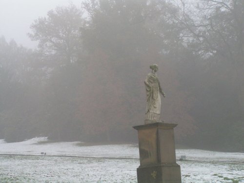 Chatsworth House & Gardens in winter