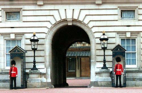 The Queen's Guards with Busbys