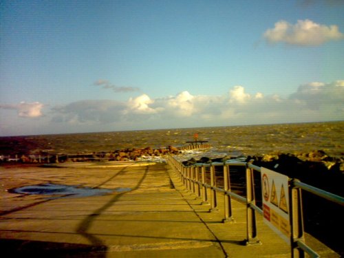 Ness point at Lowestoft, Suffolk. The most easterly point in the United Kingdom