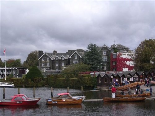 Looking towards the town of Bowness