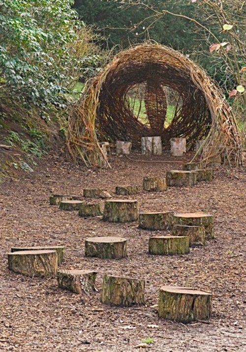 Willow play house, Ness Gardens, Neston