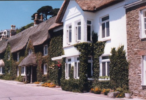 Cottages at St Mawes, Cornwall