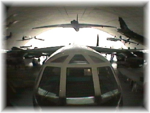 US Air Museum, Duxford, Cambridgeshire.  The main hall.