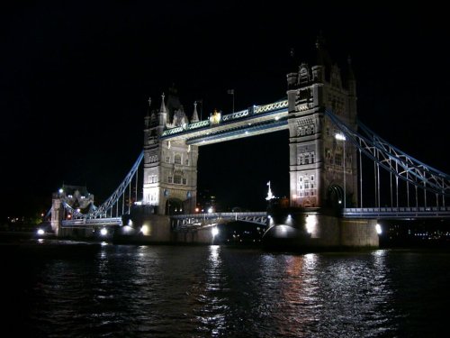 Tower Bridge at night, London