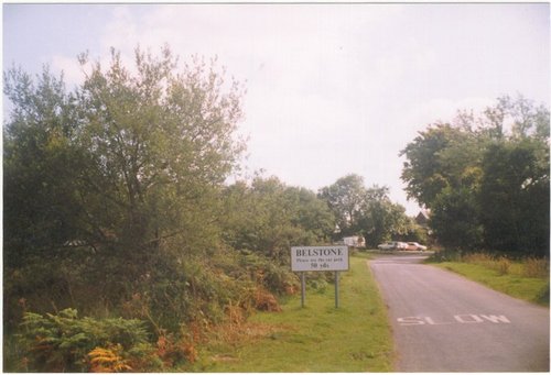 Belstone Sign