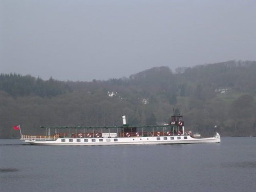 One of the larger pleasure boats on Lake Windermere