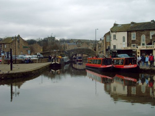 The Otterburn and Stirton Moored At Skipton