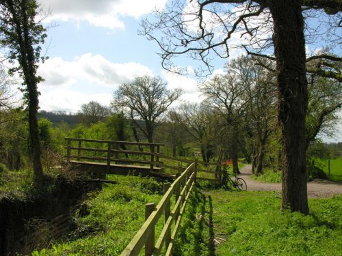 Remains of Pewsham Locks, Chippenham, Wiltshire. Spring 2005