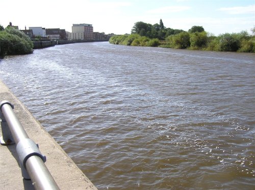 Riverside Walk along the River Trent, Gainsborough, Lincolnshire