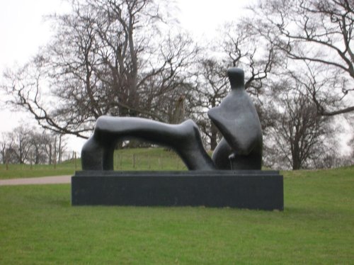 Sculpture by Henry Moore, The Yorkshire Sculpture Museum Bretton Hall. Wakefield