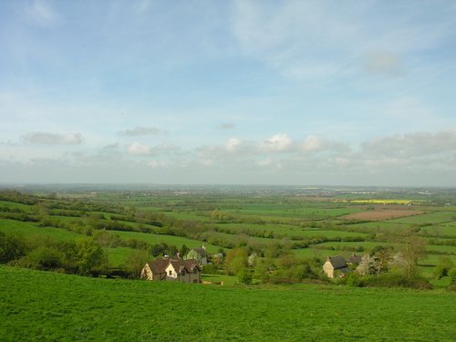 View from the Monument at Wick Hill, Wiltshire