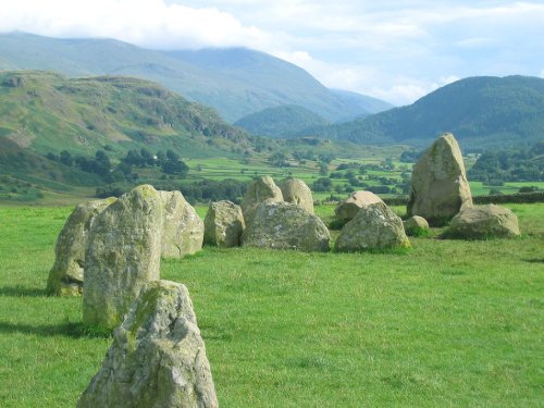 View from Castlerigg stone circle