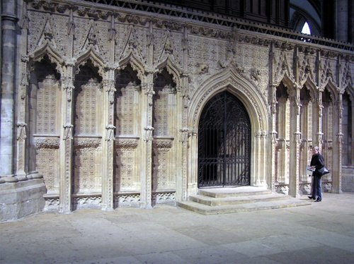 Lincoln Cathedral - the choir screen