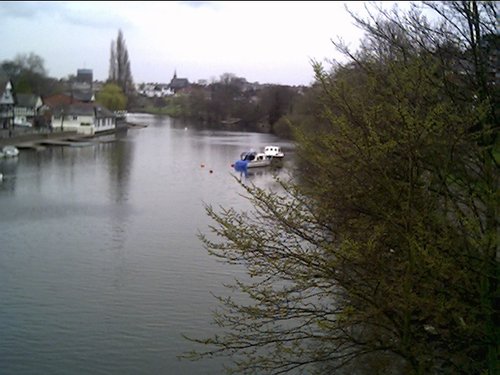 River Dee from the suspension Bridge