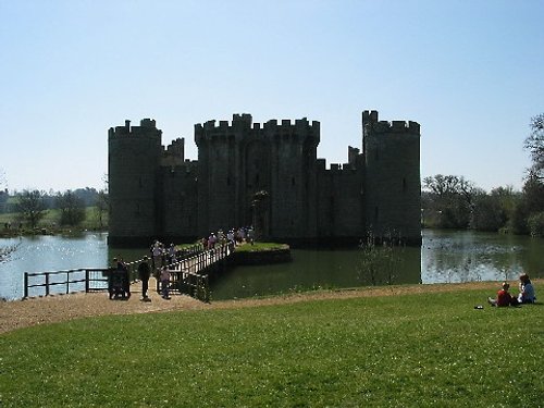 Bodiam Castle Silhouette