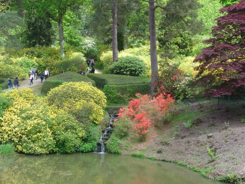 Waterfall in Leonardslee Garden