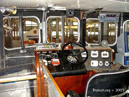 Inside a Lifeboat cockpit