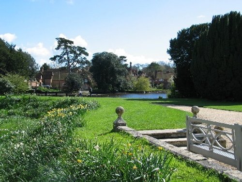 Beaulieu town from the house