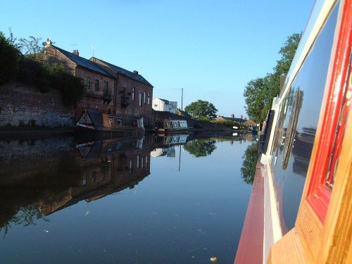 Stourport on Severn from my boat towards York Street Lock