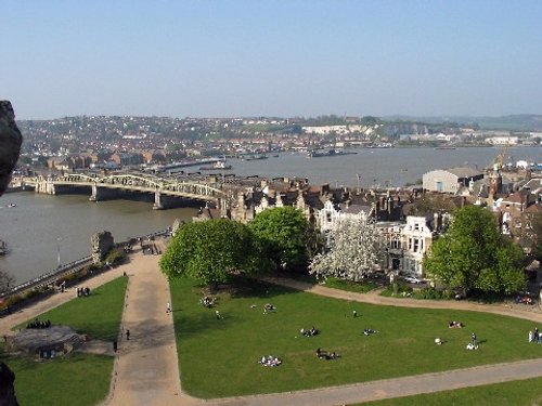 Rochester Castle River View