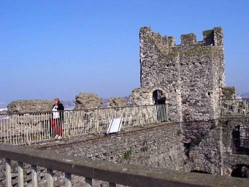 Top of Rochester Castle