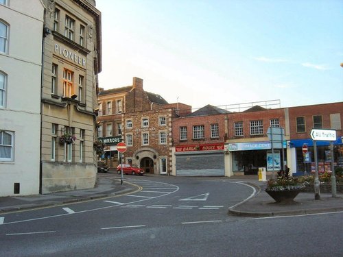 Old customs & excise building (with red car parked in front)