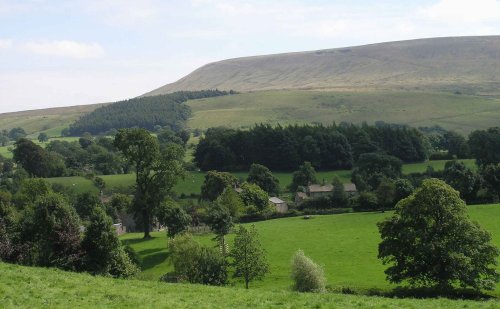 Pendle Hill form Downham Hall, Lancashire