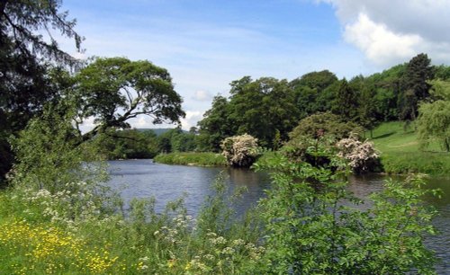 River Ribble at Brungerley, near Clitheroe, Lancashire