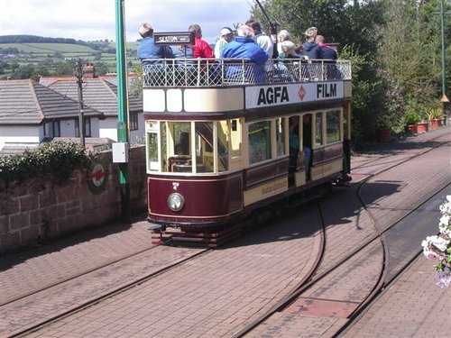 Tram at Seaton, Devon