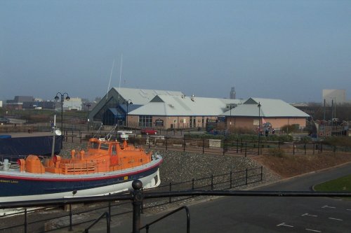 The Dock Museum With Lifeboat James Bibby in Foreground Barrow in Furness