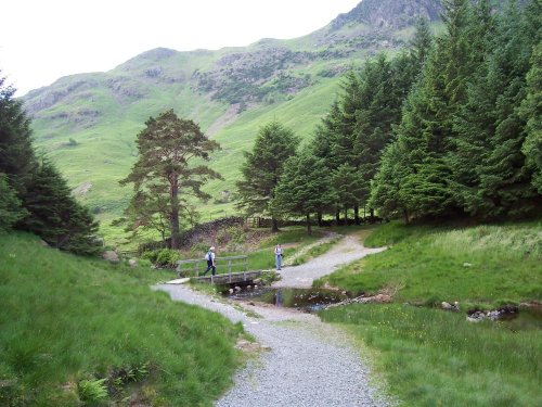 Walking in Langdale, Cumbria