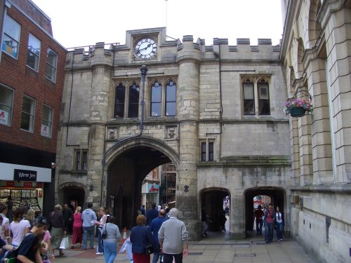 The Stonebow (from the Nth side), Lincoln