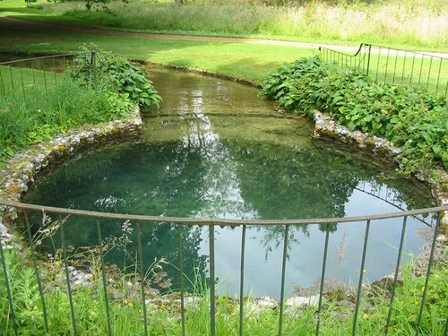 The 'font' (or spring) at Mottisfont Abbey, Mottisfont